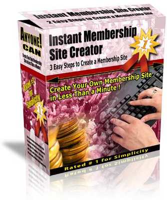 Product picture NEW* Instant Membership Site Creator Latest version 3.2 MRR
