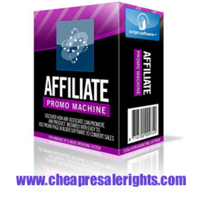 Product picture NEW*! Affiliate Promo Machine With Resale Rights