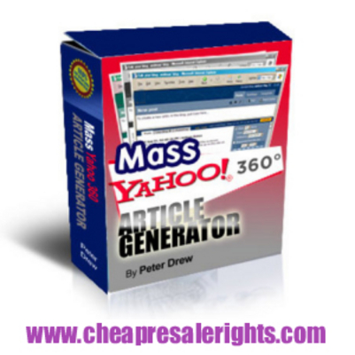 Product picture NEW!* Yahoo Article Generator With MRR