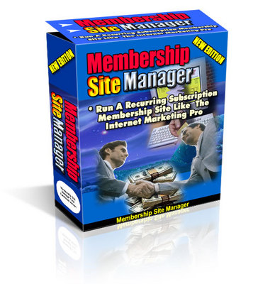 Product picture NEW* Membership Site Manager With Master Resale Rights