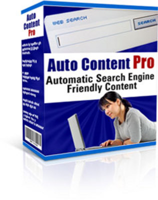 Product picture NEW* Auto Content Pro With Resale Rights