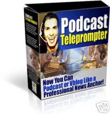Product picture Podcast Teleprompter Resale RIghts