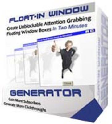 Product picture NEW! Float-In Windows  That Cannot Be Blocked! Resale Rights