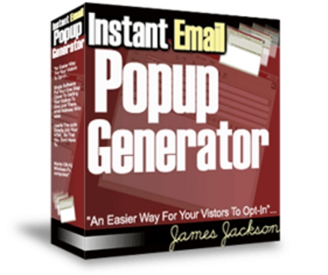 Product picture NEW! Instant Email Popup Generator With Resell Rights