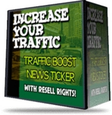 Product picture Traffic Boost News Ticker With Resell Rights