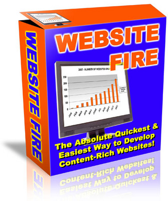 Product picture NEW!* Website Fire With PLR Rights