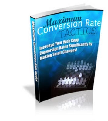 Product picture NEW!* Maximum Conversion Rate Tactics With MRR*