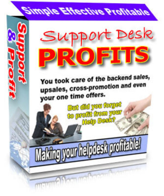 Product picture NEW!* SUPPORT DESK PROFITS  WIth PLR**