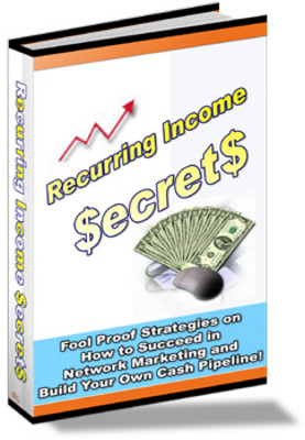 Product picture NEW!* Recurring Income Secrets Ebook 