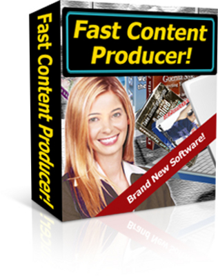 Product picture NEW!* Fast Content Producer With PLR*
