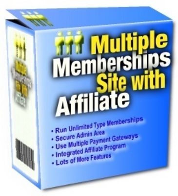 Product picture NEW!* Multiple Membership Site With Affiliates + PLR*