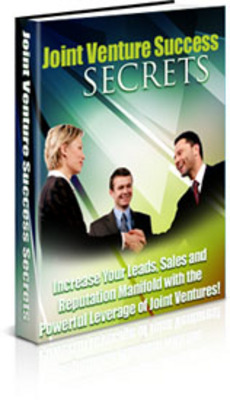 Product picture NEW!* Joint Venture Sucess Secrets With MRR*