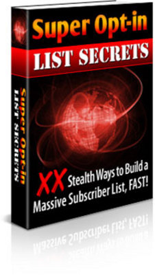 Product picture NEW!* Super Optin  List Secrets With MRR*