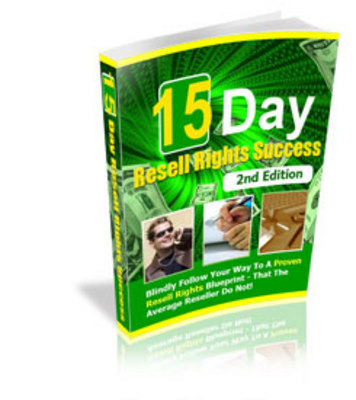 Product picture NEW!* Resale Rights Sucess Ebook With MRR*