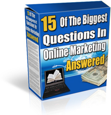 Product picture NEW!* 15 Of The Biggest Questions  MRR*